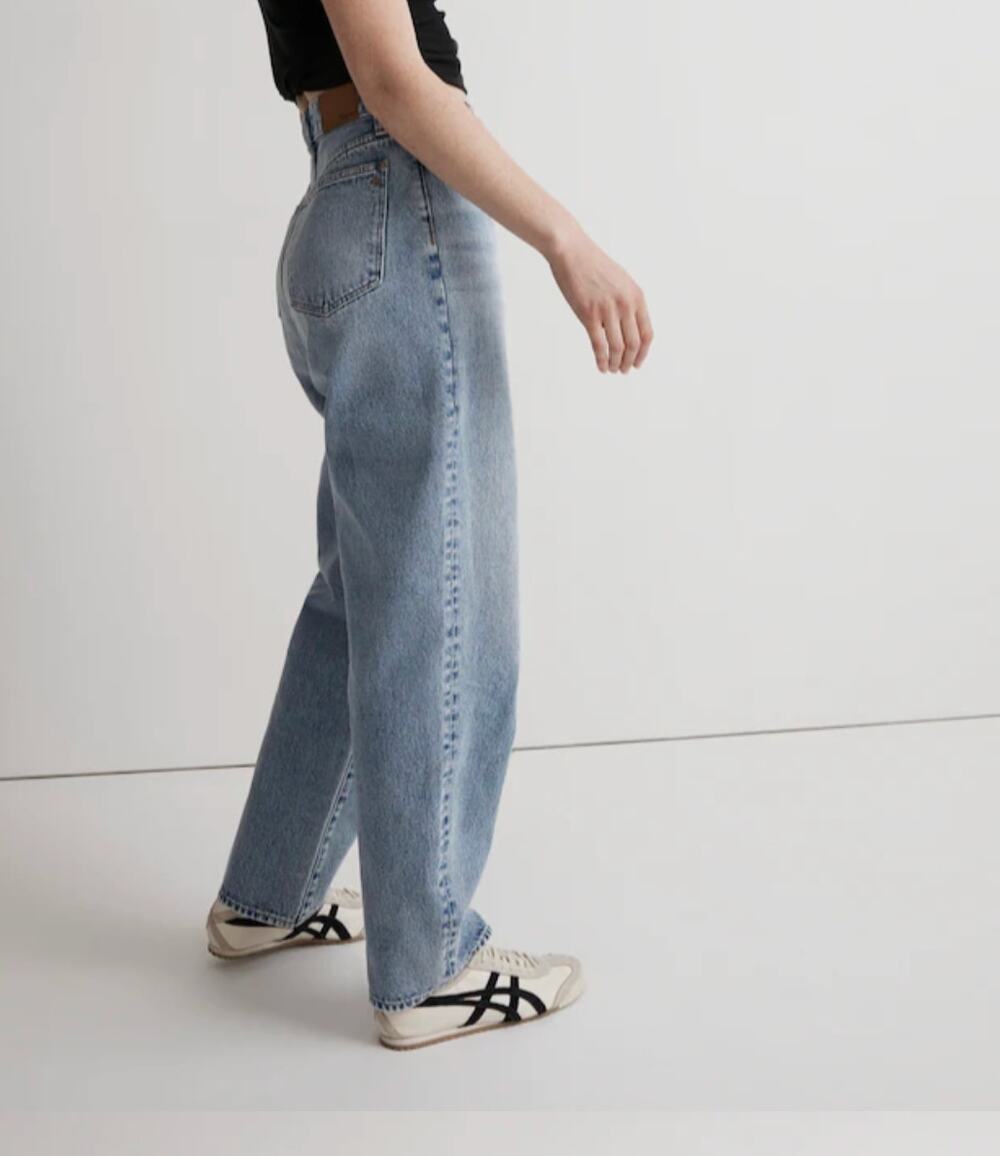 Madewell Tall Curvy Baggy Straight Jeans in Olvera Wash 23 TALL